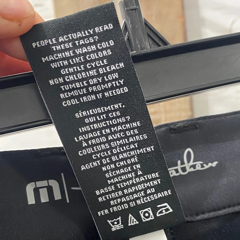 Travis Mathew Athletic/Dress Black Golf Pants‎
